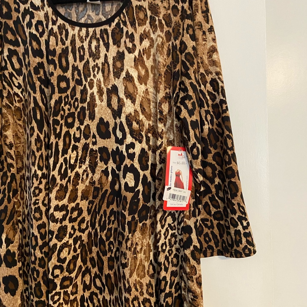 Leopard Print Long Sleeve tunic